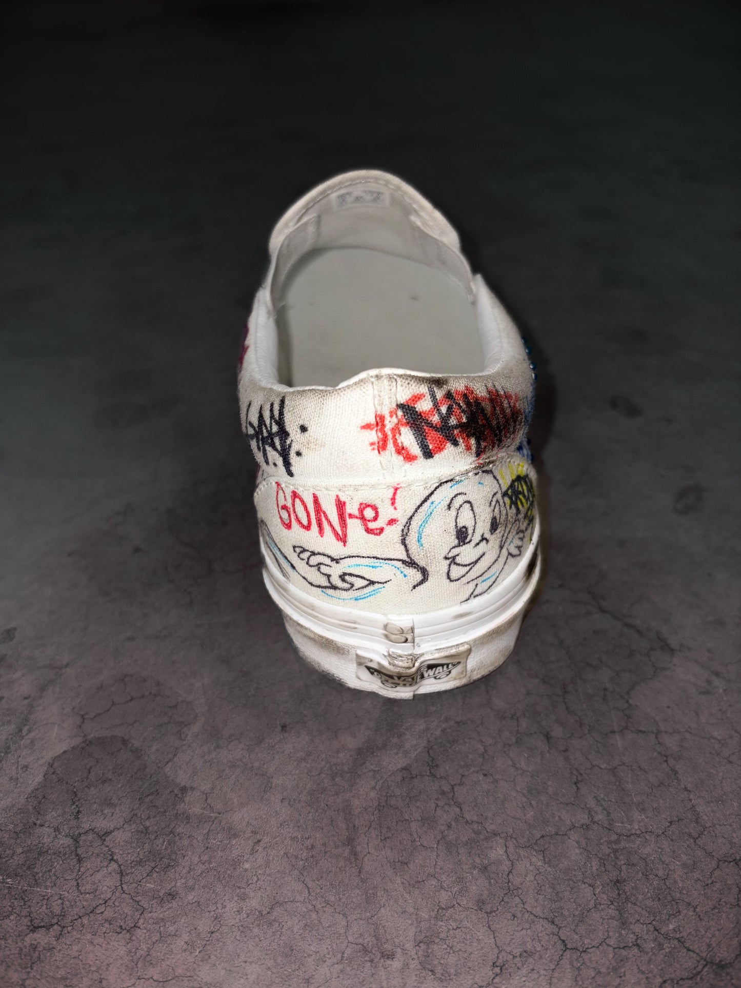 ART JUNKIE SLIP ON VANS